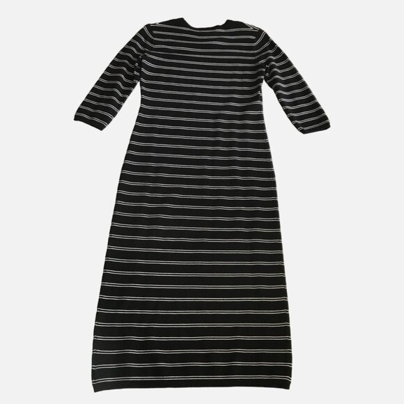 Theory Delissa B Dress sz M Striped Textured Knit Medium - Picture 6 of 11